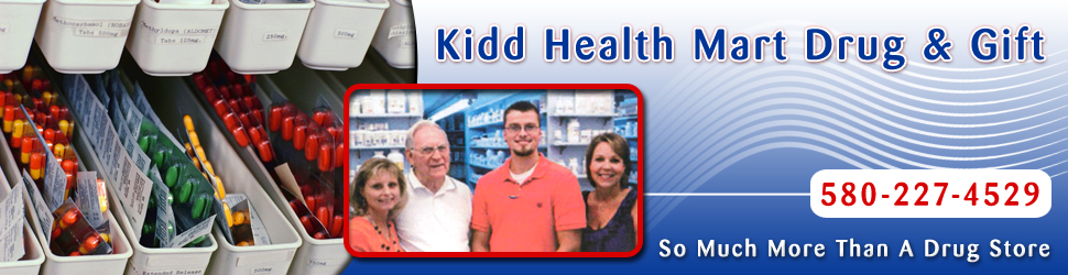 Pharmacy - Kidd Health Mart Drug & Gift - Fairview, OK